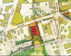 New Town Hall at Former Fire Department Site on Beach Street